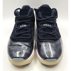 Air Jordan Retro 11 Low ' Baron' Black/Metallic silver Size US 10